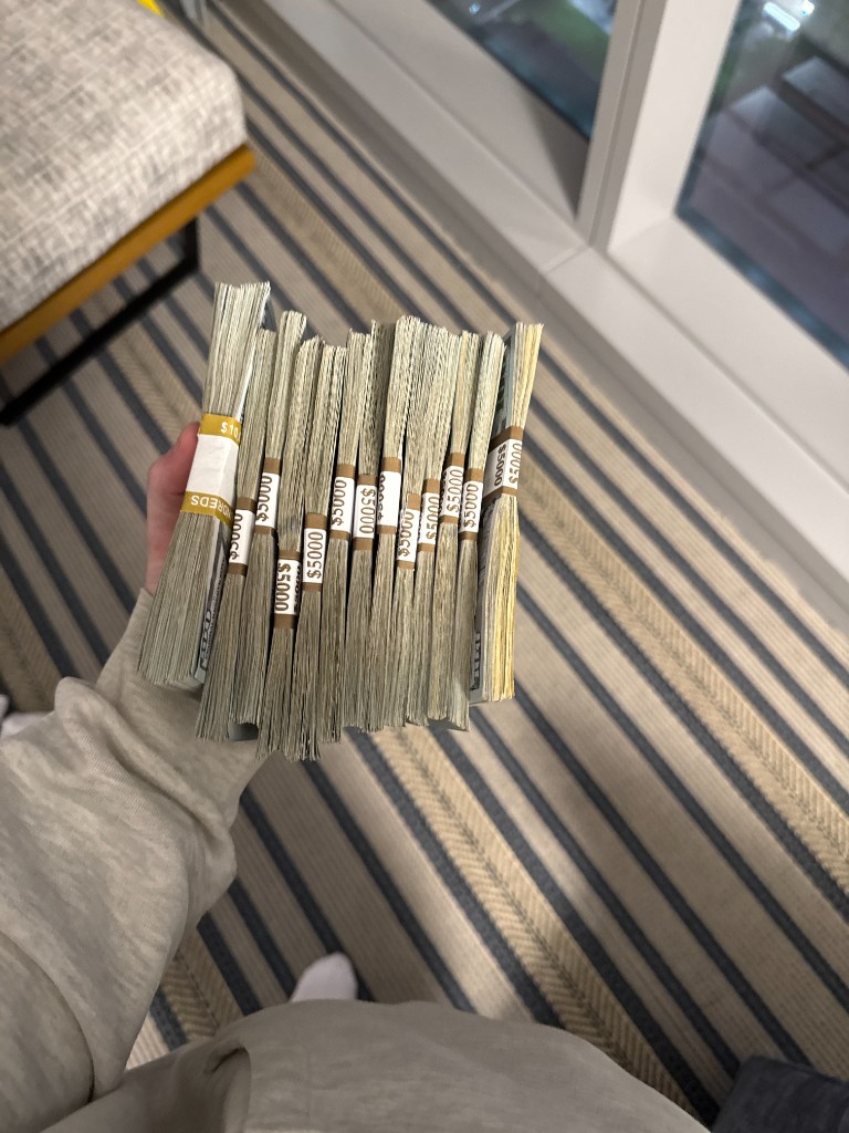 Stacks of cash
